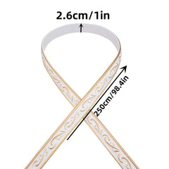 3D PVC Self-adhesive Mirror Frame TV Wall Door Decor