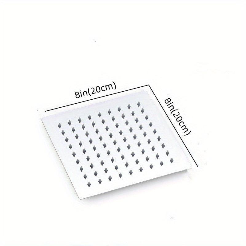 Ultra Thin Stainless Steel Shower Head, Rainfall Waterfall Style