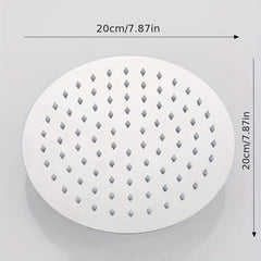 Ultra Thin Stainless Steel Shower Head, Rainfall Waterfall Style