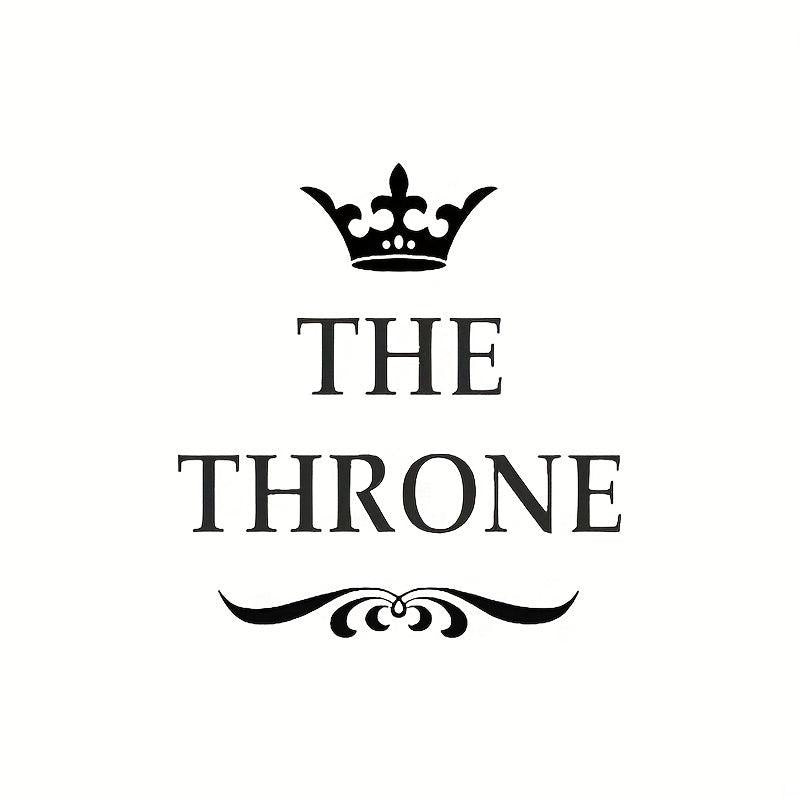 Crown Toilet Seat Sticker Funny Toilet Decoration