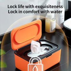 Wet Wipes Dispenser Dust Proof Tissue Storage Box Sealed Bathroom Accessories