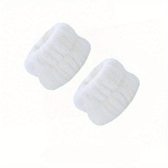 2pcs Microfiber Wristbands for Washing Face, Preventing Water Dripping
