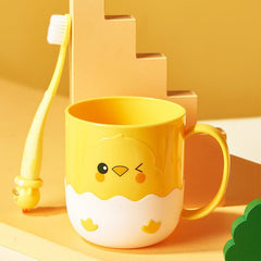 Duck & Chicken Pattern Wash Cup Cartoon Toothbrush Cup
