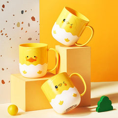 Duck & Chicken Pattern Wash Cup Cartoon Toothbrush Cup