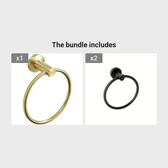 Stainless Steel Towel Ring Bathroom Holder Wall Mounted Matt