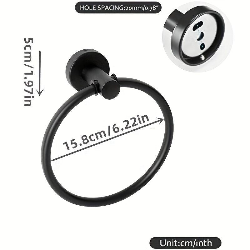 Stainless Steel Towel Ring Bathroom Holder Wall Mounted Matt
