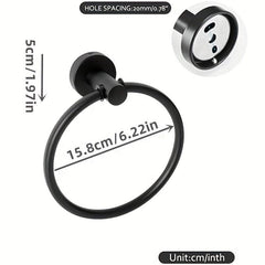 Stainless Steel Towel Ring Bathroom Holder Wall Mounted Matt