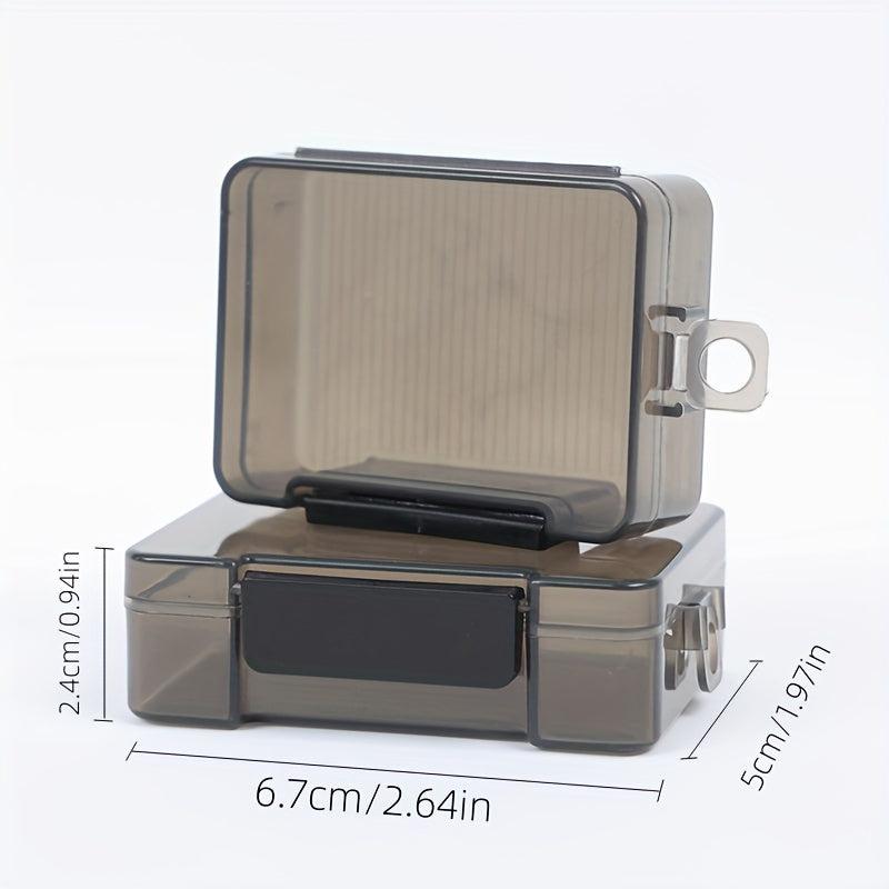 2pcs Portable Mini Storage Box for Small Items Crafts Jewelry