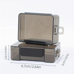 2pcs Portable Mini Storage Box for Small Items Crafts Jewelry
