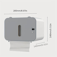 Automatic Tissue Storage Box Wall Mounted Toilet Roll Paper Holder