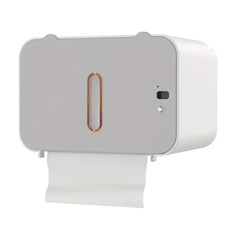Automatic Tissue Storage Box Wall Mounted Toilet Roll Paper Holder
