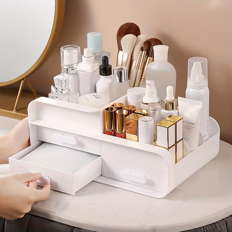 Drawer Type Cosmetic Storage Box Jewelry Finishing Box Desktop Plastic
