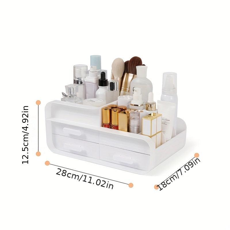 Drawer Type Cosmetic Storage Box Jewelry Finishing Box Desktop Plastic