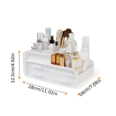 Drawer Type Cosmetic Storage Box Jewelry Finishing Box Desktop Plastic
