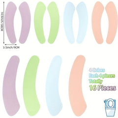8 Pairs Washable Toilet Seat Cover Pads Bathroom Warmer Cushion Pad