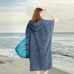 Women's Beach Towel Poncho Lightweight Quick Drying Bath Towel