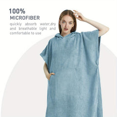 Women's Beach Towel Poncho Lightweight Quick Drying Bath Towel