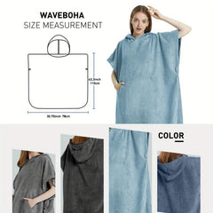 Women's Beach Towel Poncho Lightweight Quick Drying Bath Towel