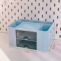 Large Capacity Desk Drawer Pen Holder Plastic Organizer