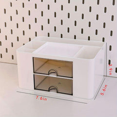 Large Capacity Desk Drawer Pen Holder Plastic Organizer