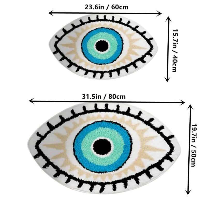 Thickened Anti slip Eye Pattern Carpet Bedroom Door Mat Bathroom Mat Home Decor
