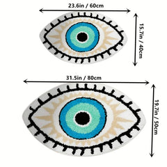 Thickened Anti slip Eye Pattern Carpet Bedroom Door Mat Bathroom Mat Home Decor