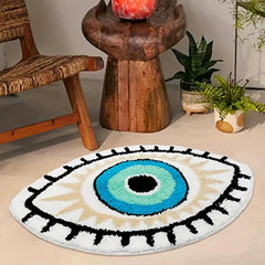 Thickened Anti slip Eye Pattern Carpet Bedroom Door Mat Bathroom Mat Home Decor