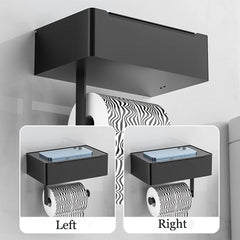 Toilet Paper Holder with Wipes Dispenser Wall Mounted