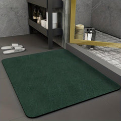 Diatomite Bath Mat Anti Slip Absorbent Quick Drying Soft Rug Bathroom