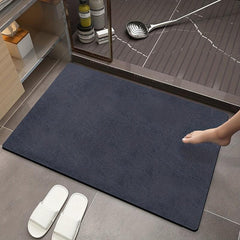 Diatomite Bath Mat Anti Slip Absorbent Quick Drying Soft Rug Bathroom