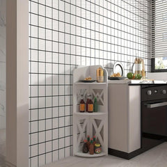 Bathroom Corner Shelves Toilet Paper Holder Stand