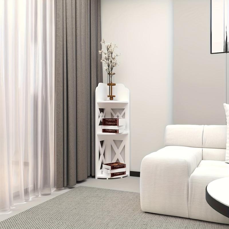 Bathroom Corner Shelves Toilet Paper Holder Stand