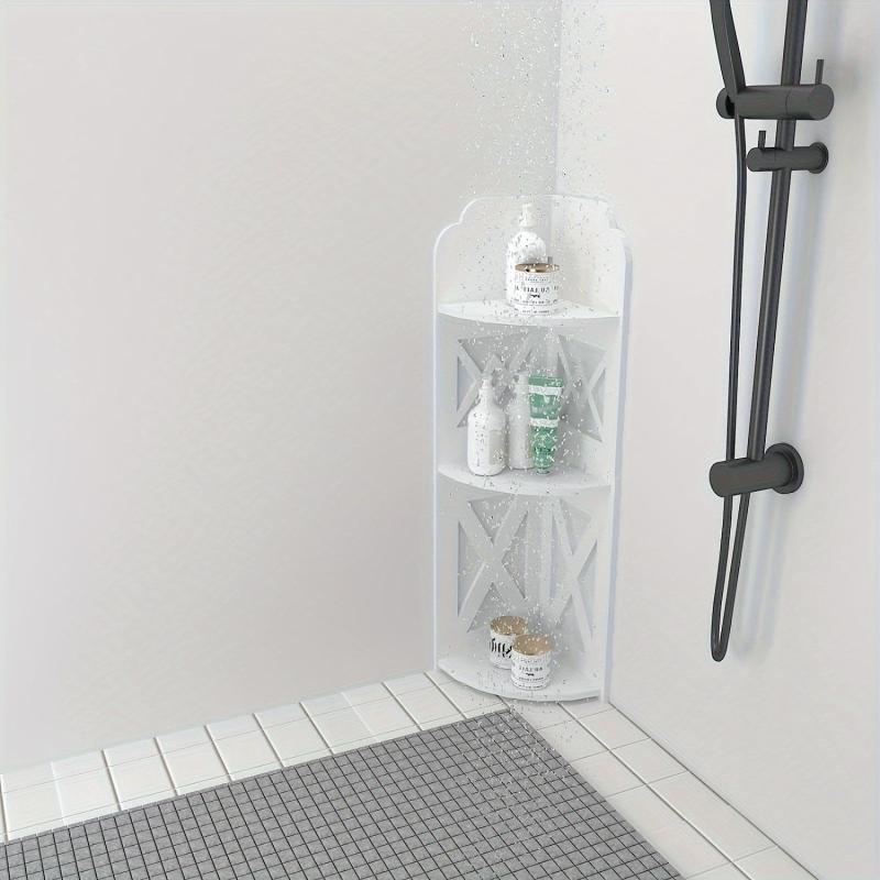 Bathroom Corner Shelves Toilet Paper Holder Stand
