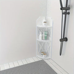 Bathroom Corner Shelves Toilet Paper Holder Stand