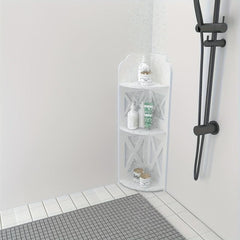 Bathroom Corner Shelves Toilet Paper Holder Stand