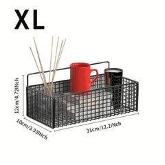 Wall Mounted Bathroom Storage Rack with Basket