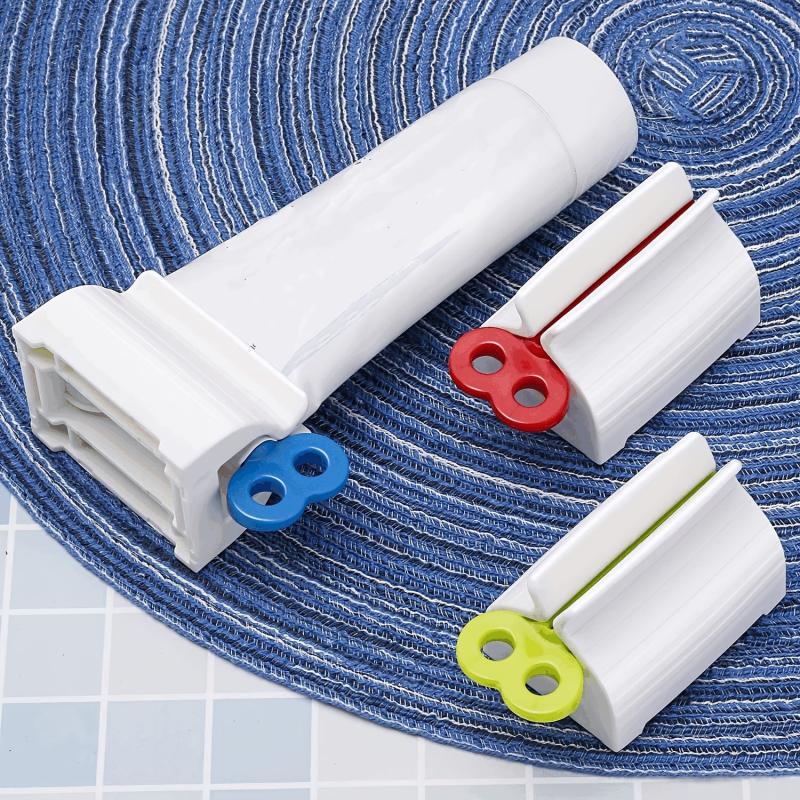 2pcs Rolling Toothpaste Squeezer Dispenser for Neat & Organized Bathroom