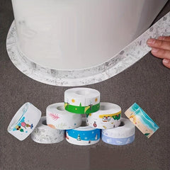 Waterproof Acrylic Tape for Toilet Sink and Urinal Seams Self Adhesive Back Glue