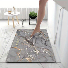 Soft Quick Drying Bath Rug Non Slip Absorbent Machine Washable Shower Carpet