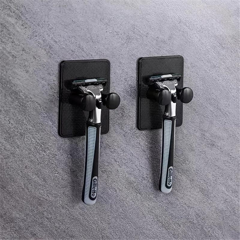 Multifunctional Razor Holder Bathroom Shaver Rack with Shelf