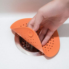 Silicone Shower Drain Hair Catcher Filter Cover Suction Cups