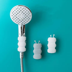 Shower Head Holder Adhesive Wall Mount Suction Bracket Grey