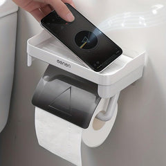Wall Mounted Tissue Holder Toilet Paper Storage Rack