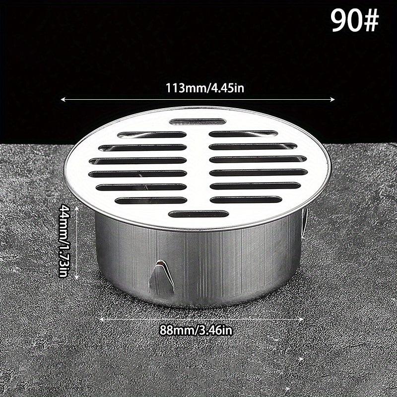 Stainless Steel Floor Drain Cover Hair Catcher Balcony Drain Plug