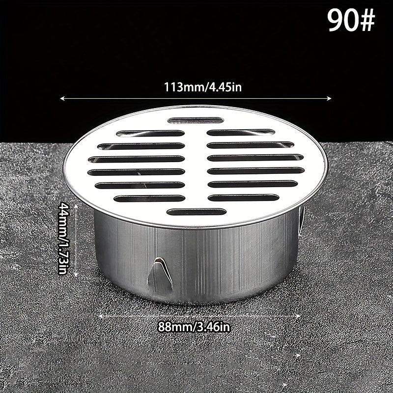 Stainless Steel Floor Drain Cover Hair Catcher Balcony Drain Plug