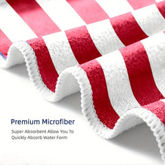 American Flag Oversized Beach Towel Quick-Drying 59x29