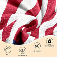 American Flag Oversized Beach Towel Quick-Drying 59x29
