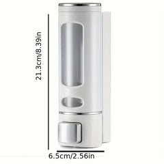 Manual Press Soap Dispenser Wall Mount Hand Sanitizer Shampoo Shower Gel