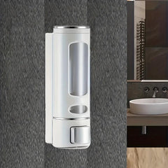 Manual Press Soap Dispenser Wall Mount Hand Sanitizer Shampoo Shower Gel