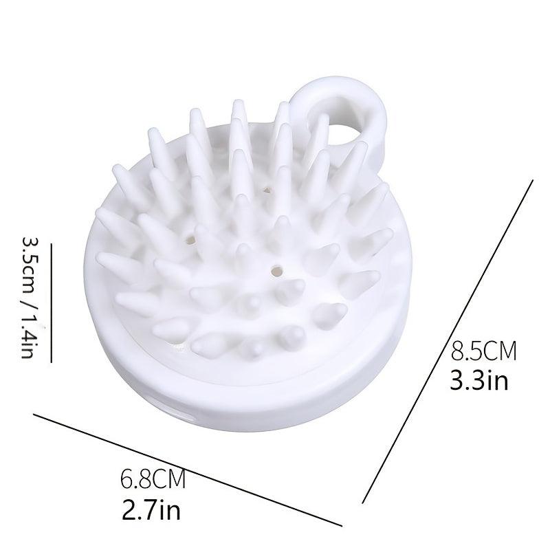 Silicone Shampoo Massage Brush for All Hair Types